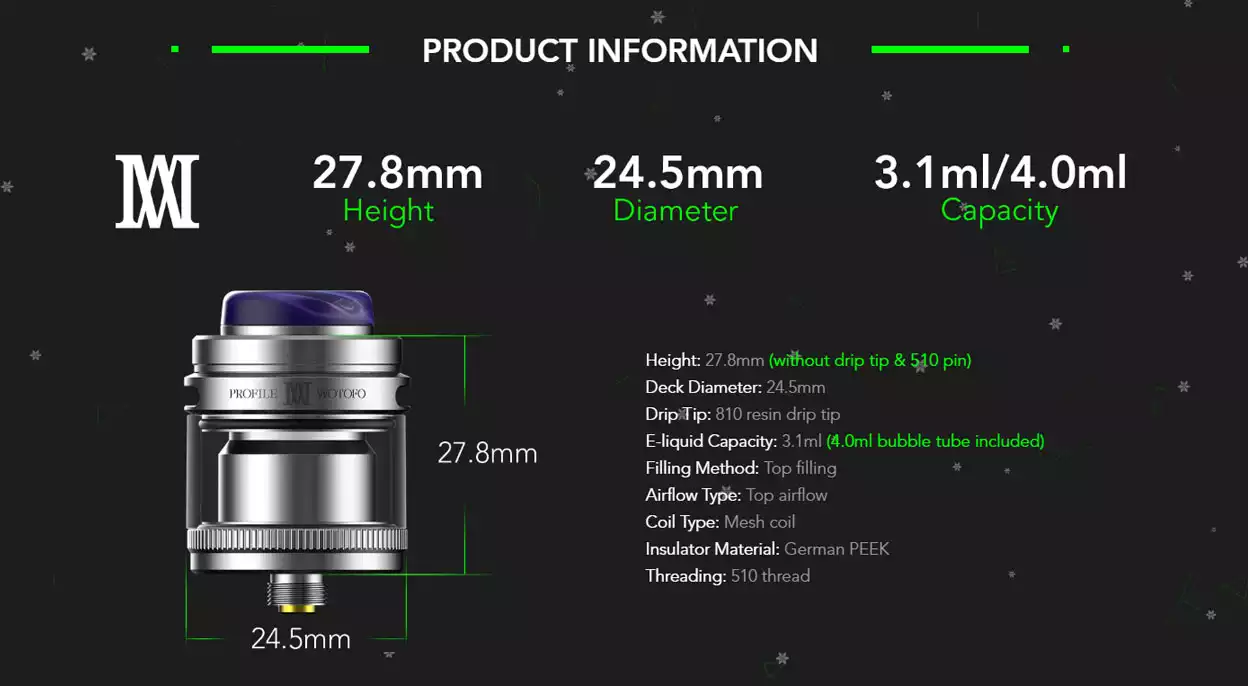 atomizor Profile M rainbow